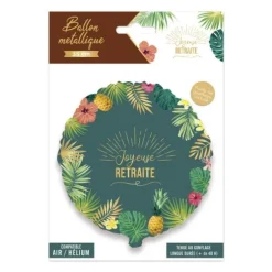Ballon Métallique Rond - Joyeuse Retraite
