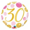 Ballon métallisé 46 cm ⌀ - 30 ans