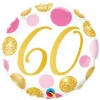 Ballon métallisé 46 cm ⌀ - 60 ans