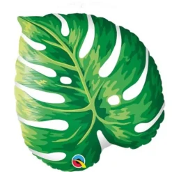 Ballon métallisé - 53 cm - Feuille tropicale