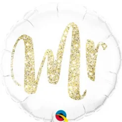Ballon métallisé 46 cm ⌀ - Mr