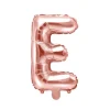 Ballon métallisé en mylar en forme de lettre - Rose Gold - 35 cm - Lettre au choix