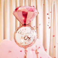 Ballon Mylar Alliance " She said yes " - EVJF
