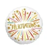 Ballon Rond Hélium 46 cm - Félicitations