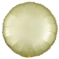 1 Ballon Rond  Pastel - Jaune