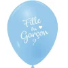 6 Ballons Baby Shower Roses et Bleus