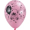 8 Ballons baptême "C'est une fille" - Rose