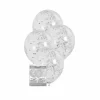6 Ballons à Confettis - Argent