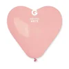 5 Ballons Cœur - 30 cm - Couleur BB Rose
