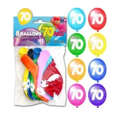 Ballons de Baudruche Anniversaire 70 ans