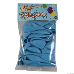 20 Ballons de Baudruche Bleu
