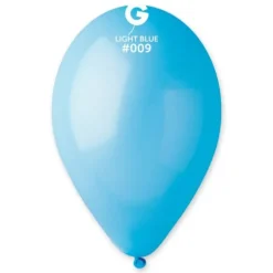 12 Ballons de baudruche Bleu Aqua Pastel - 30 cm