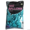 100 Ballons de Baudruche couleur Turquoise