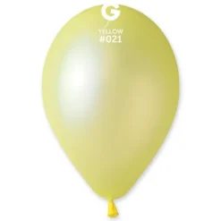 10 Ballons de baudruche fluorescents Jaune - 30 cm