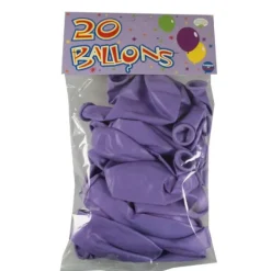 20 Ballons de Baudruche Lilas
