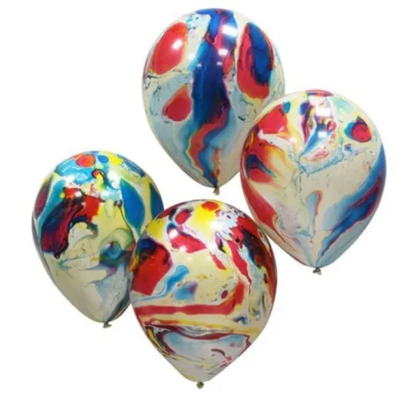 10 Ballons de baudruche - Marbrés