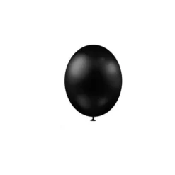 25 Ballons de baudruche métallisés - Noir