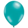 50 Ballons de Baudruche Métallisés Turquoise
