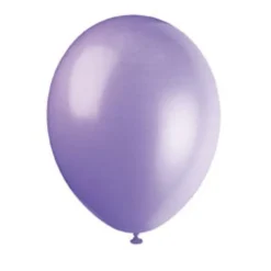 50 Ballons de Baudruche Métallisés Lilas