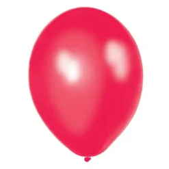 50 Ballons de Baudruche Métallisés Fushia