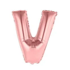 25 Ballons de baudruche métallisés - Couleur Rose Gold