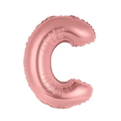 25 Ballons de baudruche métallisés - Couleur Rose Gold