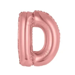 25 Ballons de baudruche métallisés - Couleur Rose Gold