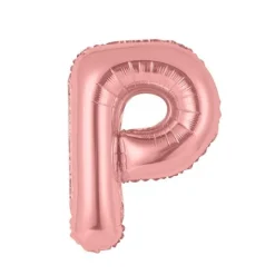 25 Ballons de baudruche métallisés - Couleur Rose Gold