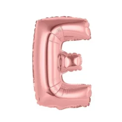 25 Ballons de baudruche métallisés - Couleur Rose Gold