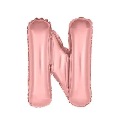 25 Ballons de baudruche métallisés - Couleur Rose Gold
