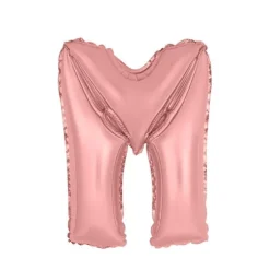25 Ballons de baudruche métallisés - Couleur Rose Gold