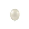 25 Ballons de baudruche métallisés - Blanc