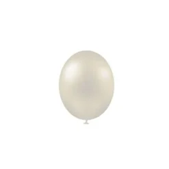 25 Ballons de baudruche métallisés - Blanc
