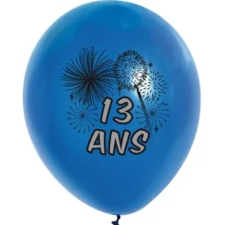 10 Ballons de Baudruche multicolore  13 ans