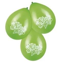 6 Ballons de Baudruche Saint Patrick