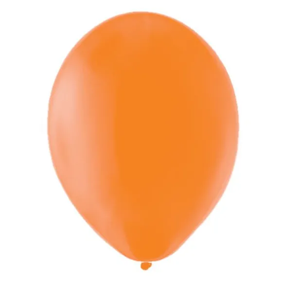 100 Ballons de Baudruche Unis Orange