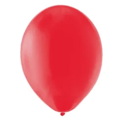 20 Ballons de Baudruche Unis Rouge