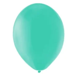 20 Ballons de Baudruche Unis Turquoise