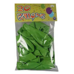 20 Ballons de baudruche Vert  Tilleul