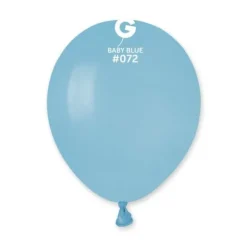 50 Ballons en latex - 13 cm - Couleur BB Bleu
