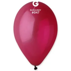 10 Ballons en latex - 30 cm - Couleur Bordeaux Bourgogne