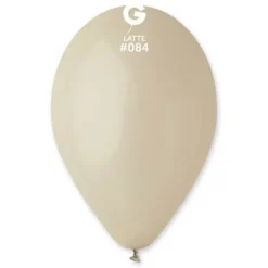 10 Ballons en latex - 30 cm - Couleur Latté