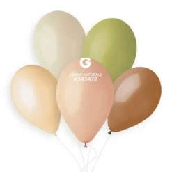 10 Ballons en latex - 30 cm - Multicolore Naturel