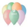 10 Ballons en latex - 30 cm - Multicolore Macaron