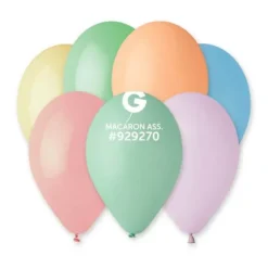 10 Ballons en latex - 30 cm - Multicolore Macaron