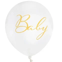 6 ballons en latex - Diamètre 30 cm - Collection Little Teddy