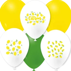 6 ballons en latex - Diamètre 30 cm - La Vie Citronnée