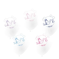 10 ballons en latex - Diamètre 25 cm - Petit Bébé