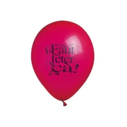 Ballons "Faut Fêter Ca" Assortis