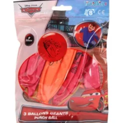 3 Ballons à frapper - Cars - 45 cm